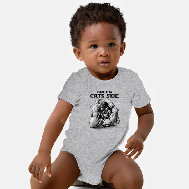 Join The Cats Side-Baby-Basic-Onesie-fanfabio