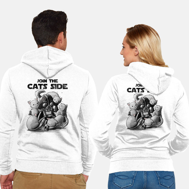 Join The Cats Side-Unisex-Zip-Up-Sweatshirt-fanfabio