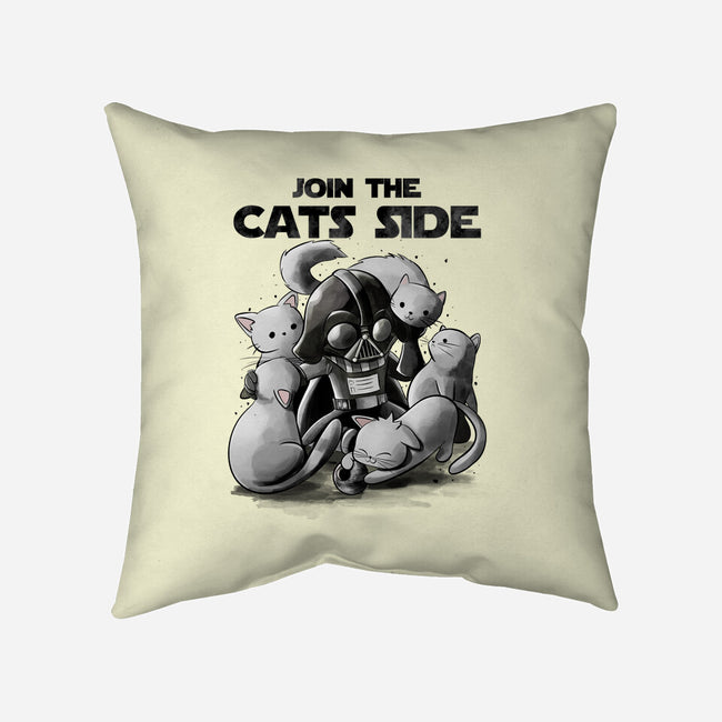 Join The Cats Side-None-Removable Cover-Throw Pillow-fanfabio