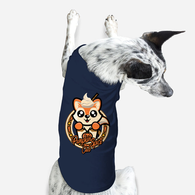 Pumpkin Spice Club-Dog-Basic-Pet Tank-jrberger