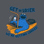 Getting Cookies-Mens-Basic-Tee-rocketman_art