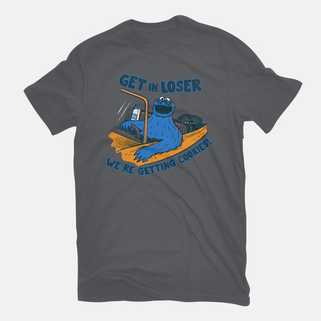 Getting Cookies-Womens-Basic-Tee-rocketman_art