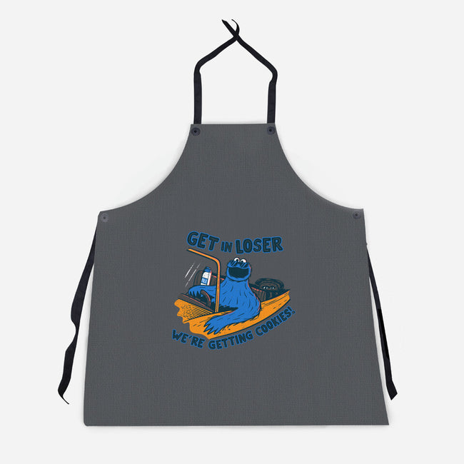 Getting Cookies-Unisex-Kitchen-Apron-rocketman_art