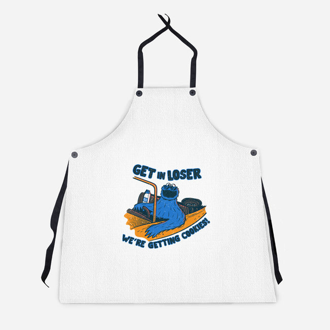 Getting Cookies-Unisex-Kitchen-Apron-rocketman_art