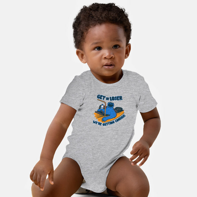 Getting Cookies-Baby-Basic-Onesie-rocketman_art