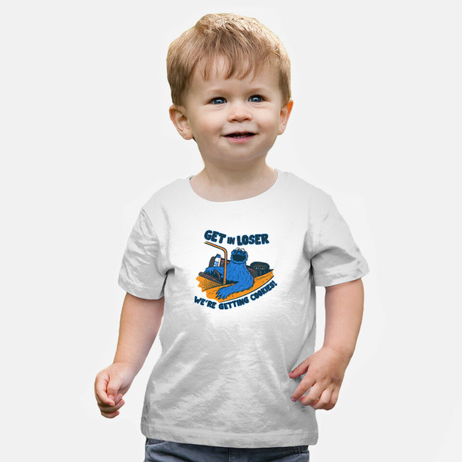 Getting Cookies-Baby-Basic-Tee-rocketman_art