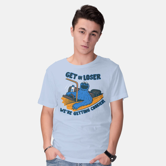 Getting Cookies-Mens-Basic-Tee-rocketman_art