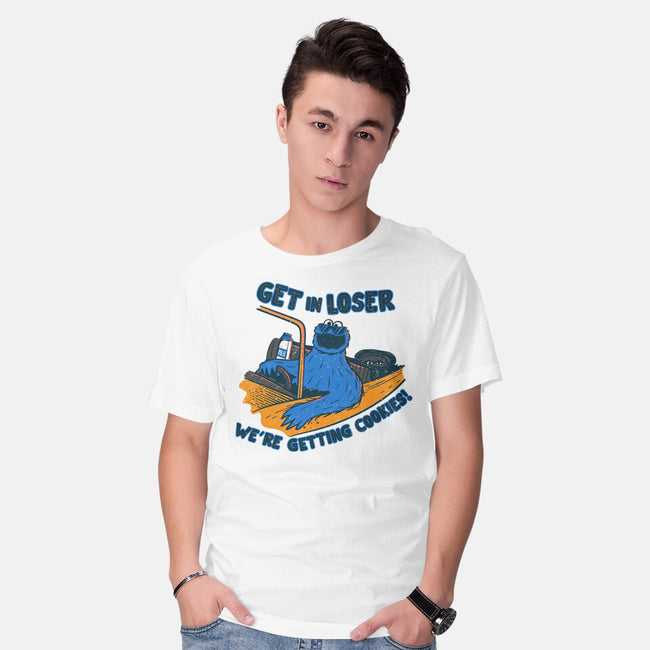 Getting Cookies-Mens-Basic-Tee-rocketman_art