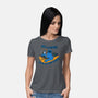 Getting Cookies-Womens-Basic-Tee-rocketman_art