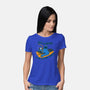 Getting Cookies-Womens-Basic-Tee-rocketman_art