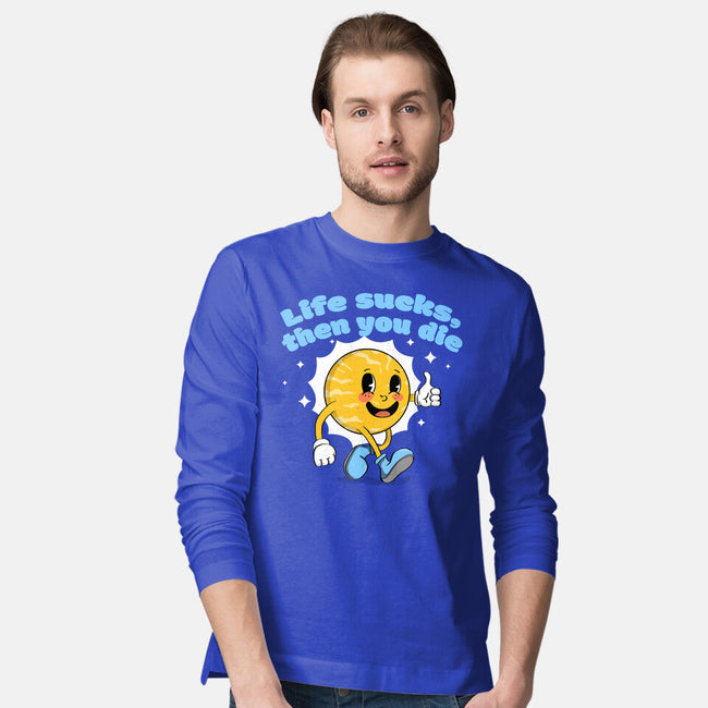 Life Sucks-Mens-Long Sleeved-Tee-IKILO