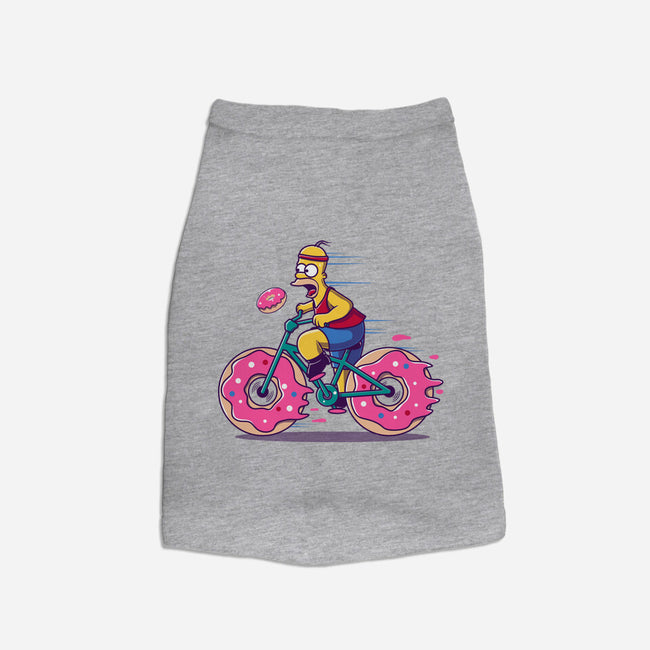 Donut Cycling-Cat-Basic-Pet Tank-erion_designs