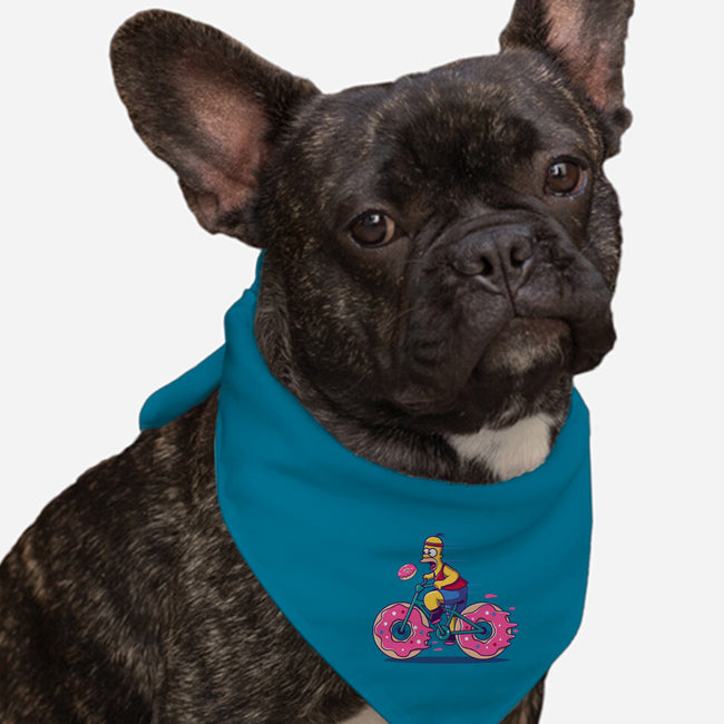 Donut Cycling-Dog-Bandana-Pet Collar-erion_designs