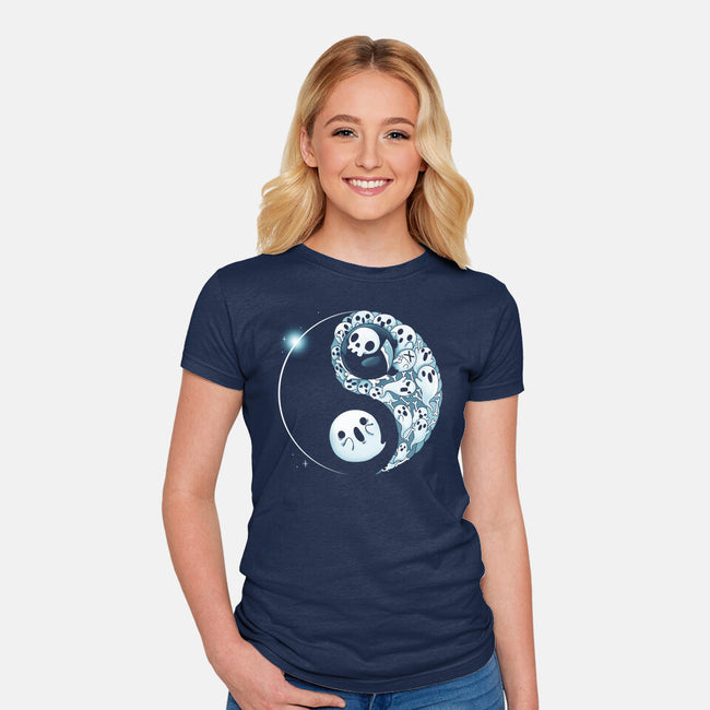 Ying Yang Nightmare-Womens-Fitted-Tee-Vallina84