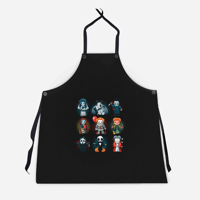 Halloween Nerd-Unisex-Kitchen-Apron-Vallina84