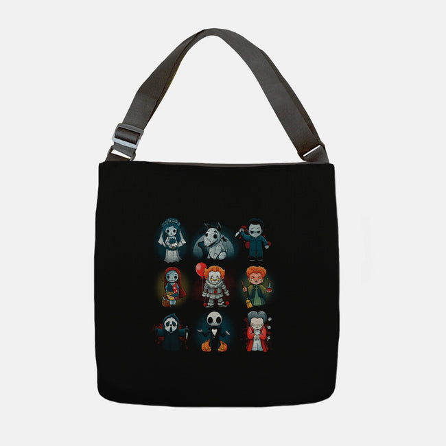 Halloween Nerd-None-Adjustable Tote-Bag-Vallina84