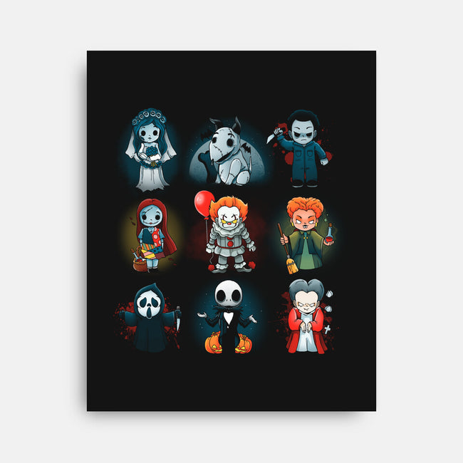 Halloween Nerd-None-Stretched-Canvas-Vallina84