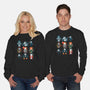 Halloween Nerd-Unisex-Crew Neck-Sweatshirt-Vallina84