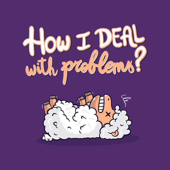 How I Deal With Problems-Womens-Racerback-Tank-Freecheese