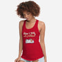 How I Deal With Problems-Womens-Racerback-Tank-Freecheese