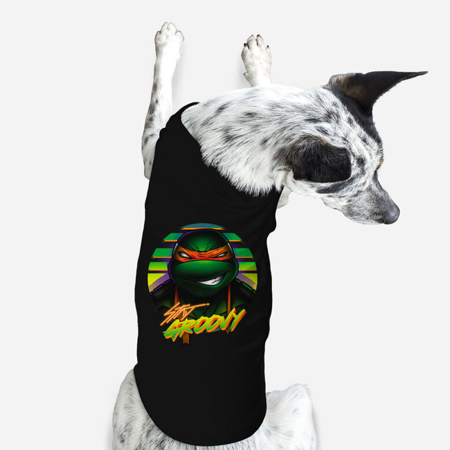 Stay Groovy Turtle-Dog-Basic-Pet Tank-Getsousa!