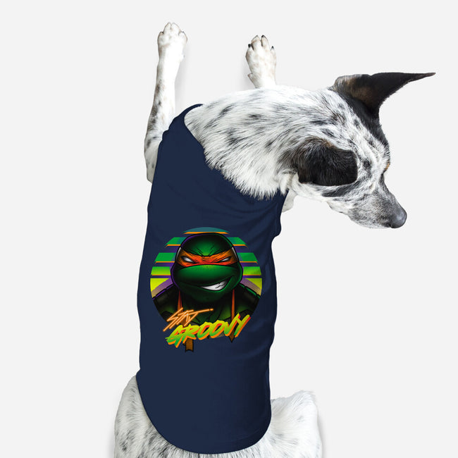 Stay Groovy Turtle-Dog-Basic-Pet Tank-Getsousa!