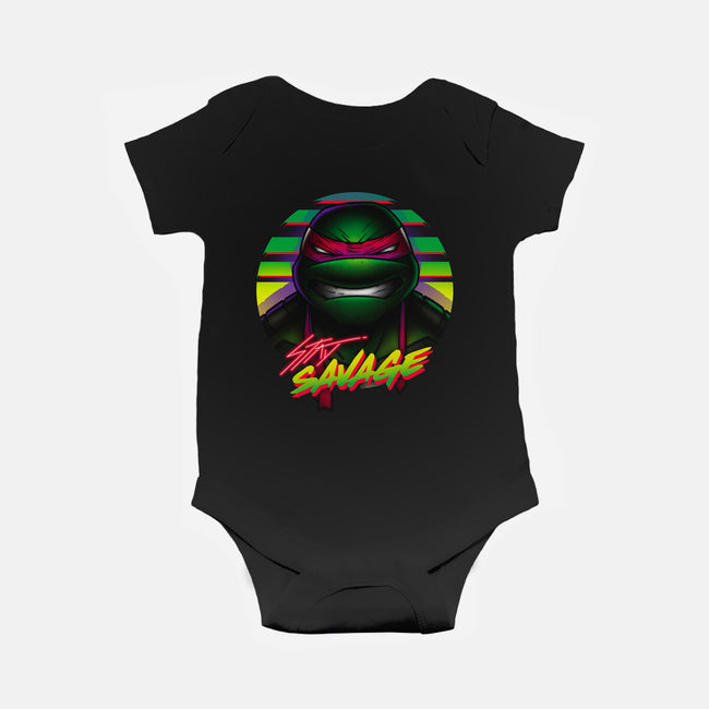 Stay Savage Turtle-Baby-Basic-Onesie-Getsousa!