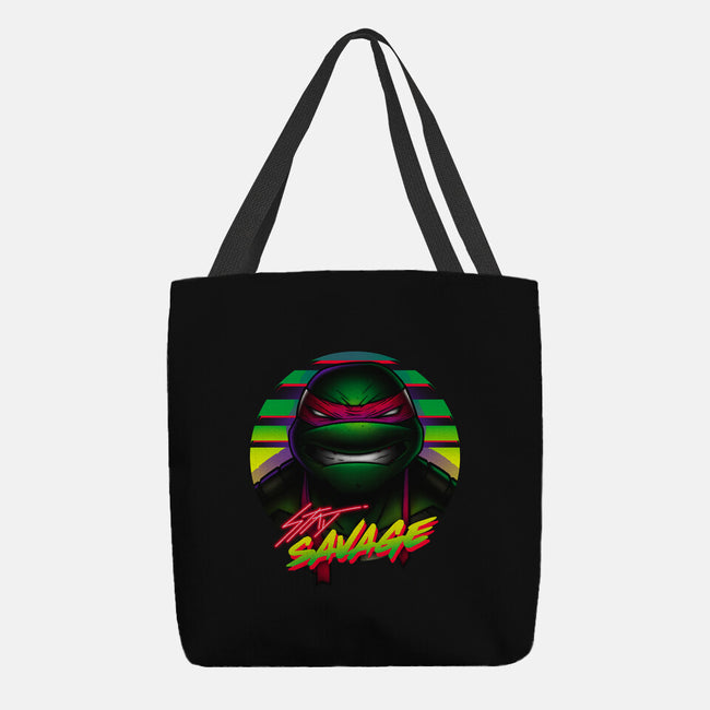 Stay Savage Turtle-None-Basic Tote-Bag-Getsousa!