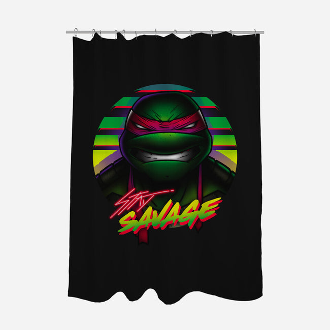 Stay Savage Turtle-None-Polyester-Shower Curtain-Getsousa!