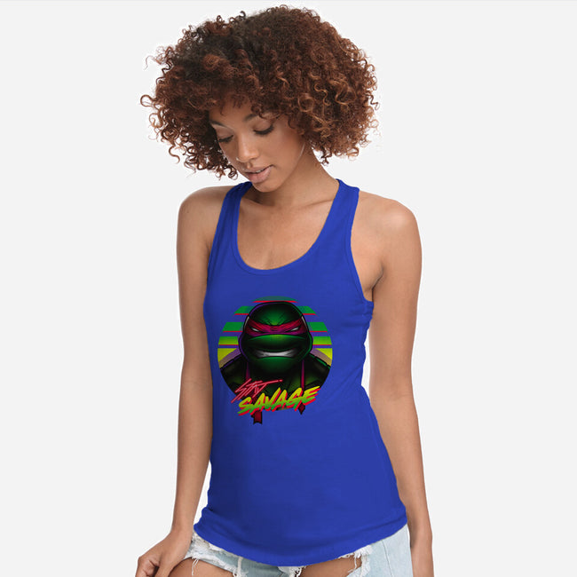 Stay Savage Turtle-Womens-Racerback-Tank-Getsousa!