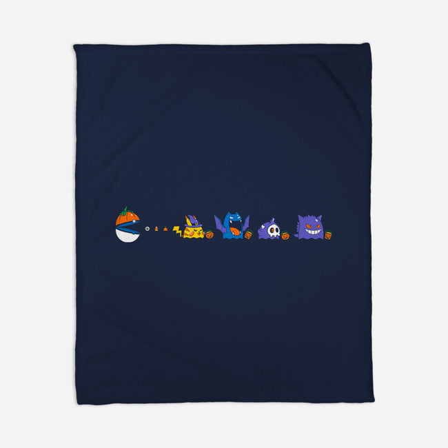 Halloween Pac-Mon Ball-None-Fleece-Blanket-krisren28