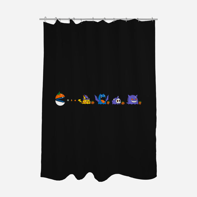 Halloween Pac-Mon Ball-None-Polyester-Shower Curtain-krisren28