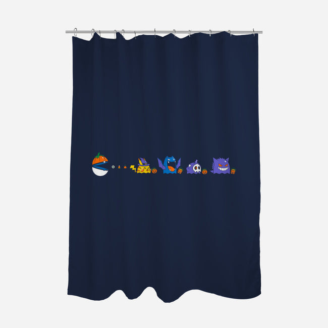 Halloween Pac-Mon Ball-None-Polyester-Shower Curtain-krisren28