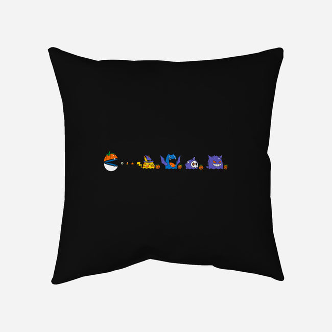 Halloween Pac-Mon Ball-None-Removable Cover-Throw Pillow-krisren28