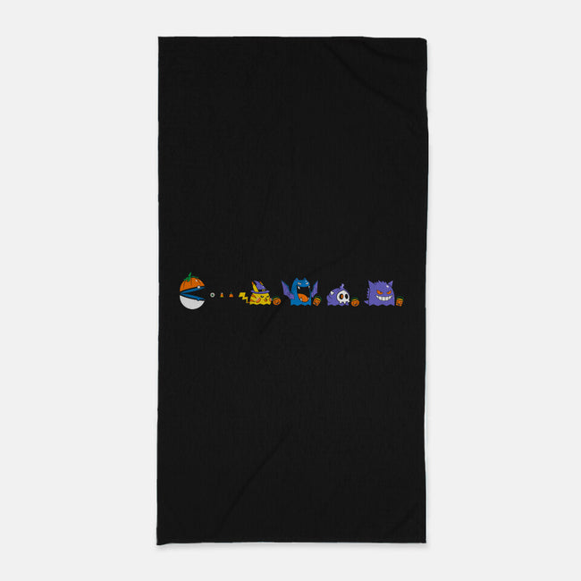 Halloween Pac-Mon Ball-None-Beach-Towel-krisren28