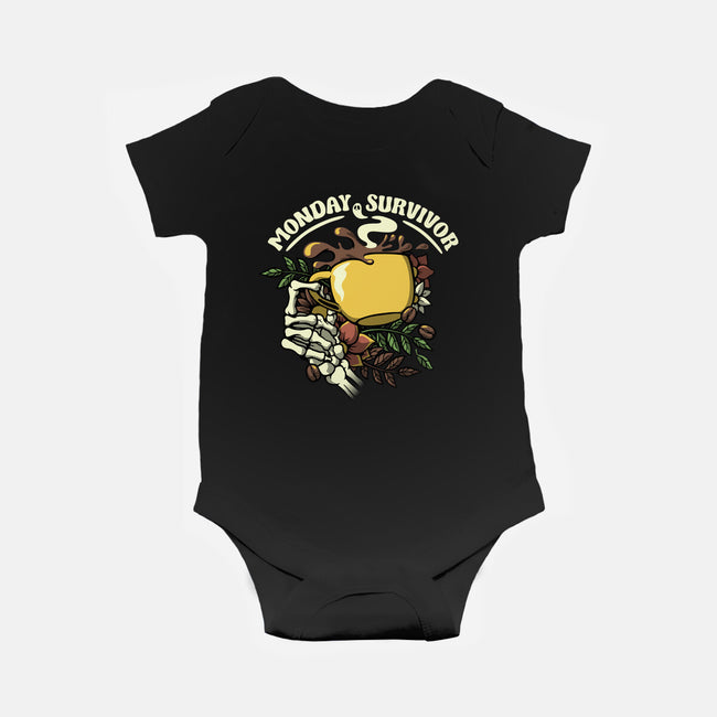 Monday Survivor-Baby-Basic-Onesie-tobefonseca