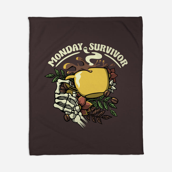 Monday Survivor-None-Fleece-Blanket-tobefonseca