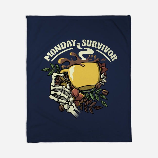 Monday Survivor-None-Fleece-Blanket-tobefonseca