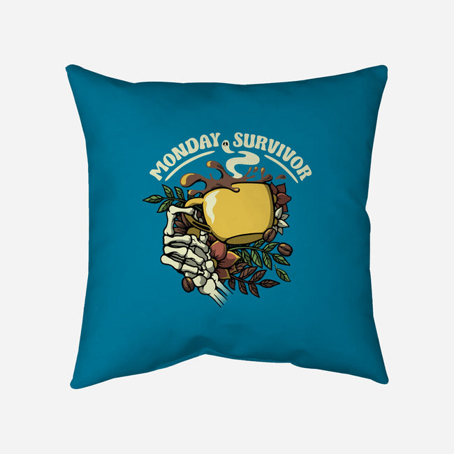 Monday Survivor-None-Removable Cover w Insert-Throw Pillow-tobefonseca