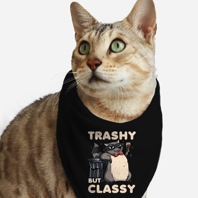 Trashy But Classy-Cat-Bandana-Pet Collar-tobefonseca