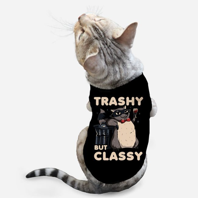 Trashy But Classy-Cat-Basic-Pet Tank-tobefonseca