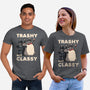 Trashy But Classy-Unisex-Basic-Tee-tobefonseca