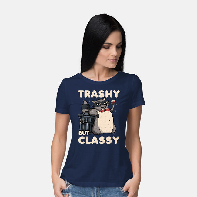 Trashy But Classy-Womens-Basic-Tee-tobefonseca