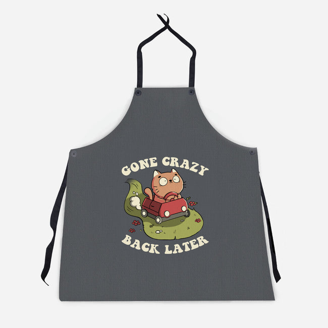 Cute Kitten Gone Crazy-Unisex-Kitchen-Apron-tobefonseca