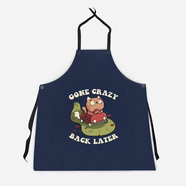 Cute Kitten Gone Crazy-Unisex-Kitchen-Apron-tobefonseca