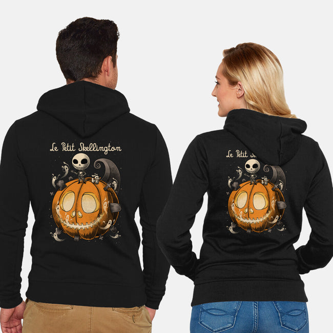 Le Petit Skellington-Unisex-Zip-Up-Sweatshirt-Studio Mootant