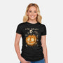 Le Petit Skellington-Womens-Fitted-Tee-Studio Mootant