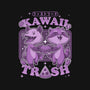 Fastfood Trash Animals-Womens-Fitted-Tee-Studio Mootant