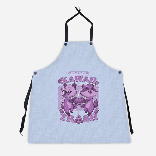 Fastfood Trash Animals-Unisex-Kitchen-Apron-Studio Mootant