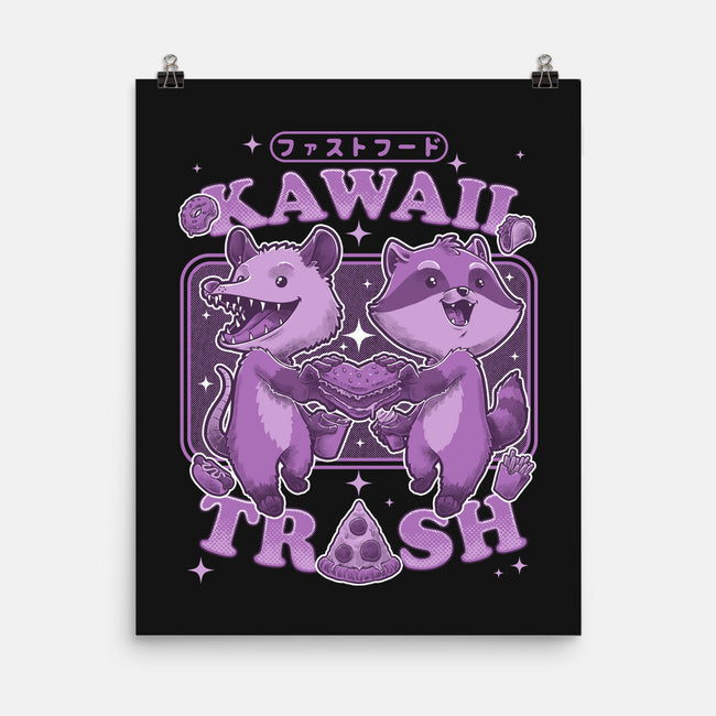 Fastfood Trash Animals-None-Matte-Poster-Studio Mootant